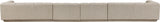 Modari - Sectional - Beige