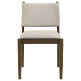 Ottowa Upholstered Dining Side Chair Brown (Set of 2)