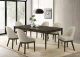 Reseda 7-Piece Rectangular Dining Set Ash Brown