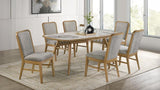Croyden 7-Piece Rectangular Dining Set – Weathered Natural