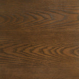 Franklin 54-inch Round Wood Pedestal Base Dining Table Dark Brown