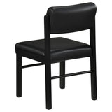 Kehoe Upholstered Dining Side Chair Black (Set of 2)