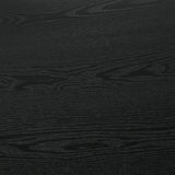 Hamlyn 47-inch Round Wood Dining Room Table Black