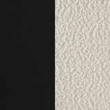Kehoe Upholstered Dining Side Chair Cream and Black (Set of 2)