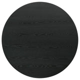 Hamlyn 43-inch Round Wood Counter Height Dining Table Black