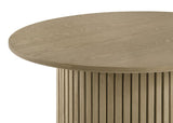 Hamlyn 43-inch Round Wood Counter Height Dining Table Natural Oak