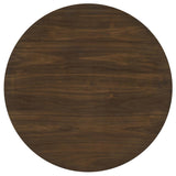 Hamlyn 5-Piece Round Wood Counter Height Dining Set Grey and Walnut