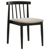 Strouse 5-Piece Dining Set Wheat and Black