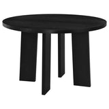 Strouse 5-Piece Dining Set – Cream and Black