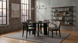 Strouse 5-Piece Dining Set – Grey and Black