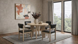 Strouse 5-Piece Dining Set – Black and Natural Oak