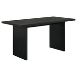 Decker 7-Piece 70-Inch Rectangular Counter Height Dining Set Black