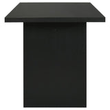 Decker 7-Piece 70-Inch Rectangular Counter Height Dining Set Black