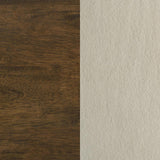 Redbridge Upholstered Counter Chair Cream and Walnut (Set of 2)