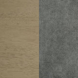 Redbridge Upholstered Counter Chair Grey and Natural Oak (Set of 2)