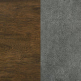 Redbridge Upholstered Counter Chair Grey and Walnut (Set of 2)