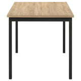 Garza Rectangular 47-inch Dining Table Greige Oak