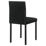 Garza Upholstered Dining Side Chair Black (Set of 4)