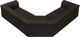 Cascade Modular Sectional - Sleek Curved Arms & Deep Channel Tufting for Ultimate Comfort & Style