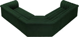 Cascade Modular Sectional - Sleek Curved Arms & Deep Channel Tufting for Ultimate Comfort & Style