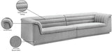 Cascade Modular Sofa - Elegant Curved Design with Deep Channel Tufting for Ultimate Comfort and Style
