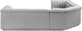 Cascade Modular Sectional - Sleek Curved Arms & Deep Channel Tufting for Ultimate Comfort & Style