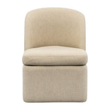 Cube-Inspired Dining Motion Chair, Taupe