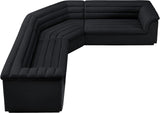 Cascade Modular Sectional - Sleek Curved Arms & Deep Channel Tufting for Ultimate Comfort & Style