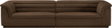 Cascade Modular Sofa - Elegant Curved Design with Deep Channel Tufting for Ultimate Comfort and Style
