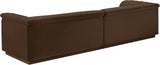 Cascade Modular Sofa - Elegant Curved Design with Deep Channel Tufting for Ultimate Comfort and Style