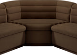 Cascade Modular Sectional - Sleek Curved Arms & Deep Channel Tufting for Ultimate Comfort & Style