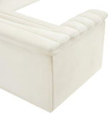 Cascade Modular Sectional - Sleek Curved Arms & Deep Channel Tufting for Ultimate Comfort & Style