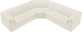 Cascade Modular Sectional - Sleek Curved Arms & Deep Channel Tufting for Ultimate Comfort & Style