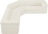 Cascade Modular Sectional - Sleek Curved Arms & Deep Channel Tufting for Ultimate Comfort & Style