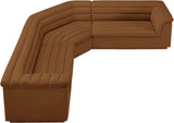 Cascade Modular Sectional - Sleek Curved Arms & Deep Channel Tufting for Ultimate Comfort & Style