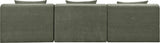 Stellar - 3 Piece 114" Upholstered Modular Armless Sofa