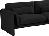 Stylus 86" Boucle Fabric Upholstered Sofa