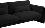 Stylus 86" Boucle Fabric Upholstered Sofa