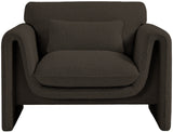 Stylus Boucle Fabric Upholstered Chair