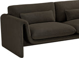 Stylus 64" Boucle Fabric Upholstered Loveseat