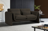 Stylus 64" Boucle Fabric Upholstered Loveseat