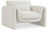 Stylus Boucle Fabric Upholstered Chair
