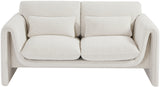 Stylus 64" Boucle Fabric Upholstered Loveseat