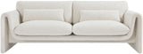 Stylus 86" Boucle Fabric Upholstered Sofa