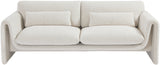 Stylus 86" Boucle Fabric Upholstered Sofa