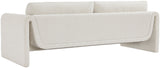 Stylus 86" Boucle Fabric Upholstered Sofa
