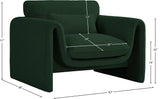 Stylus Boucle Fabric Upholstered Chair