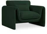 Stylus Boucle Fabric Upholstered Chair