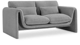 Stylus 64" Boucle Fabric Upholstered Loveseat