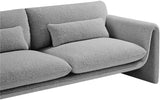 Stylus 86" Boucle Fabric Upholstered Sofa